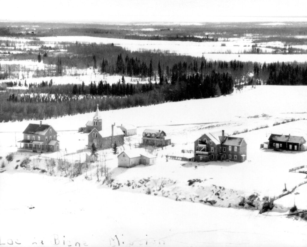 Mission Lac La Biche vue aérienne