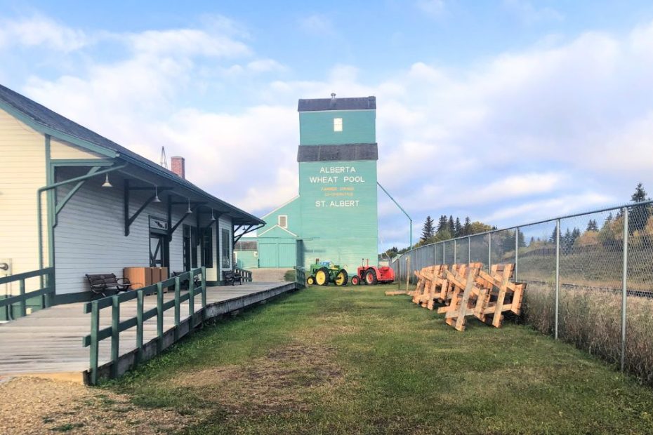 élévateur à grains de Saint-Albert en Alberta