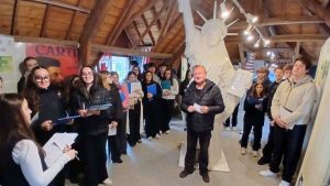 lycée Saint-Joseph de Lorient en visite au musée américain