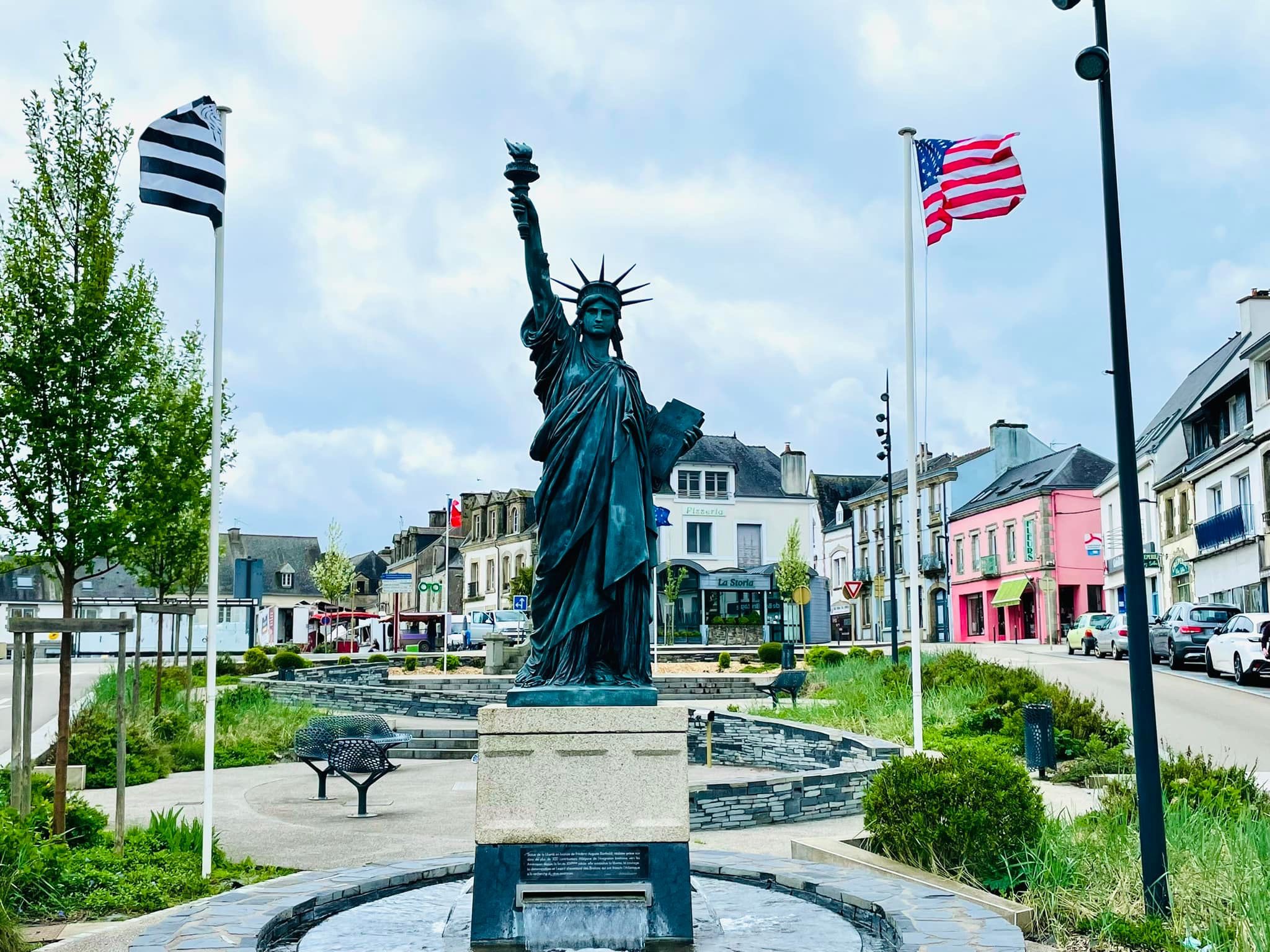 statue de la Liberté en bronze