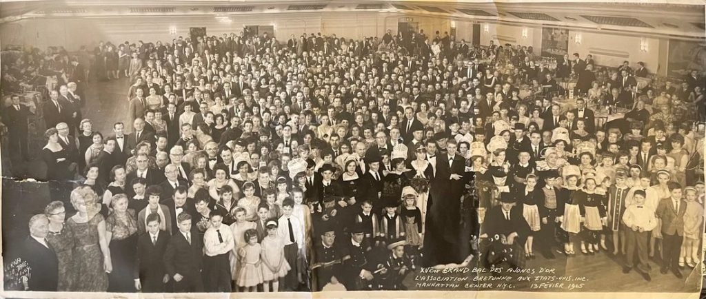 Photo BTA: 15eme Grand bal des Ajoncs d'or: L'association Bretonne aux Etats-Unis Inc. Mannatan Center N.Y.C. 13 février 1965.
