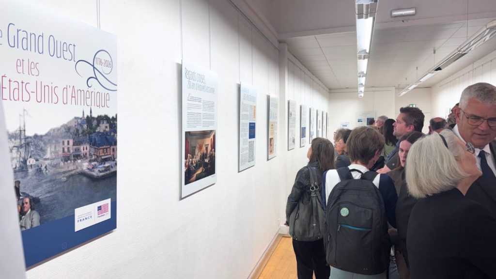 vernissage de l'exposition "Le Grand Ouest et les Etats-Unis d'Aérique"