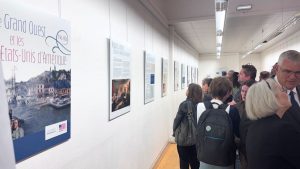 vernissage de l'exposition "Le Grand Ouest et les Etats-Unis d'Aérique"