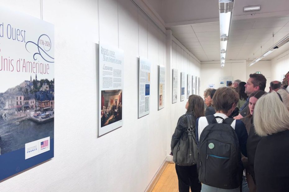 vernissage de l'exposition "Le Grand Ouest et les Etats-Unis d'Aérique"