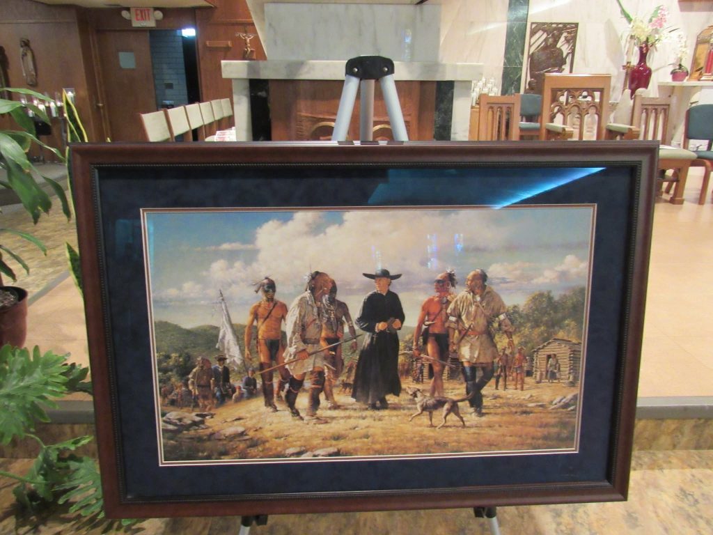 Père Bonnecamp peinture de Robert Griffing