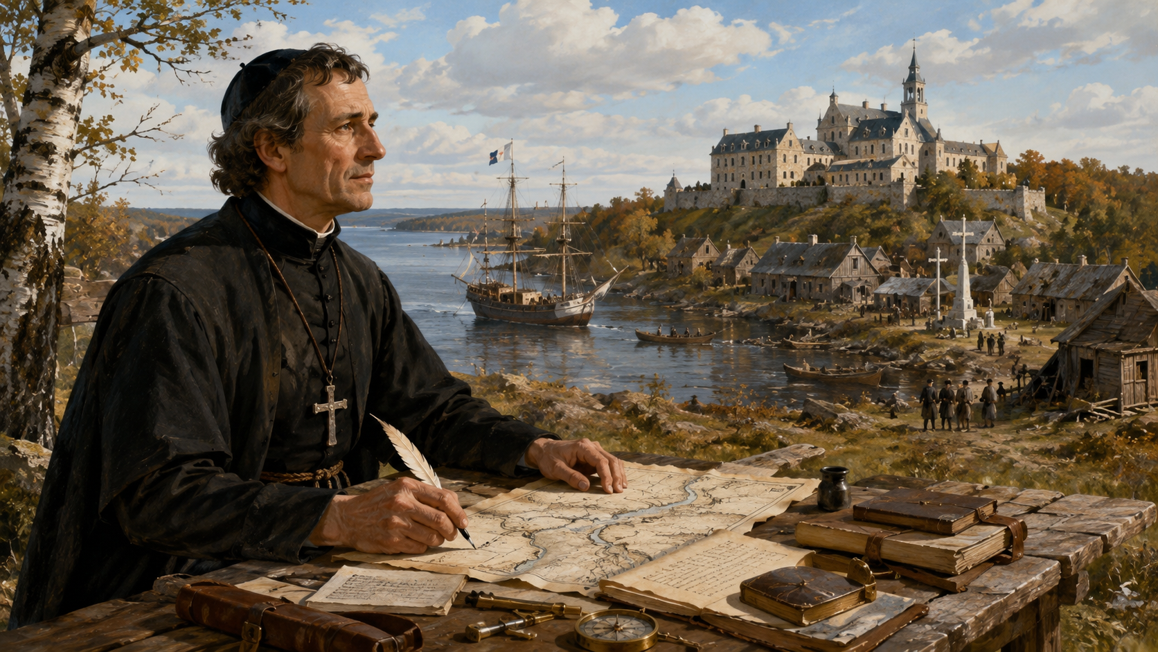 Joseph-Pierre de Bonnécamps, le savant breton qui cartographia la Nouvelle-France