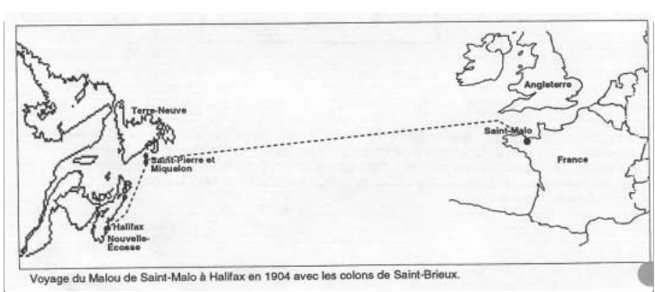 Saint-Malo - Saint-Pierre et Miquelon - Halifax