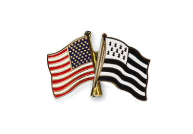 épinglette Bretagne Etats-Unis