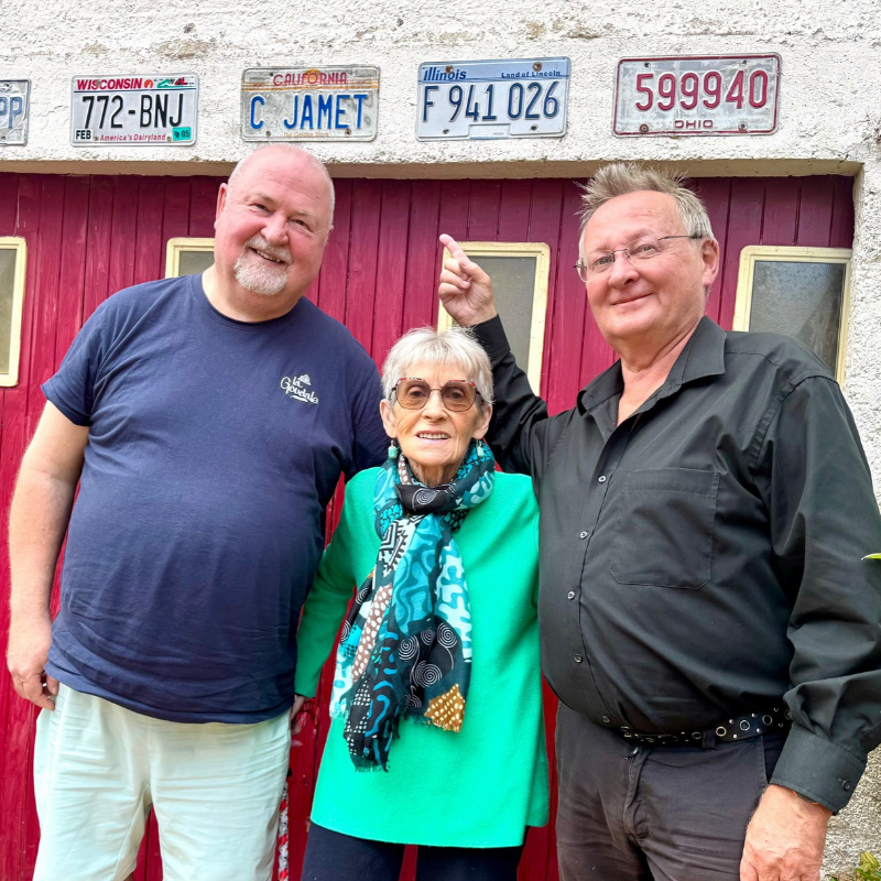 Christiane Jamet, vice-présidente, Pierre-Marie Quesseveur, trésorier, et Jean-François Baudet, président de l’association